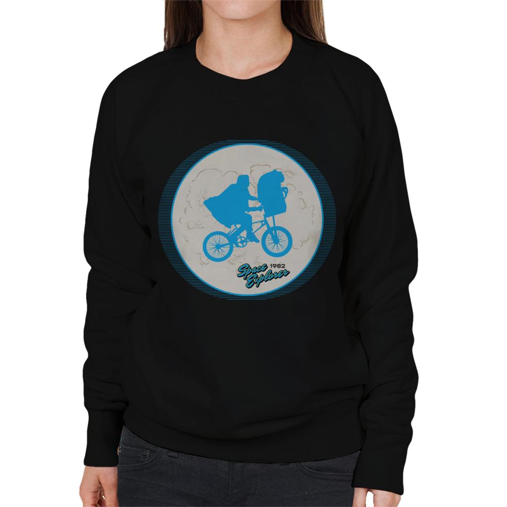 E.T. 1982 Space Explorer Flyin' High Women's Sweatshirt-ALL + EVERY