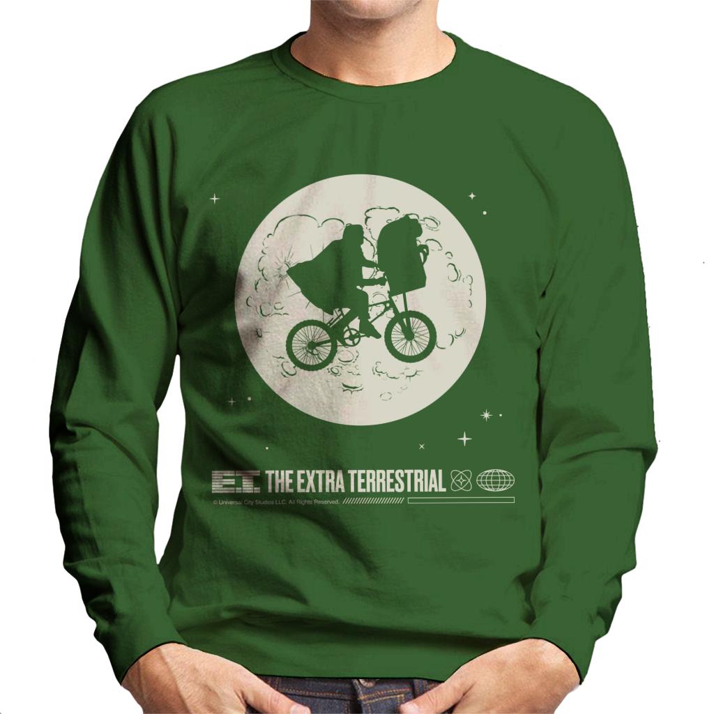 E.T. 1982 Space Explorer Bike Flyin' High Men's Sweatshirt-ALL + EVERY