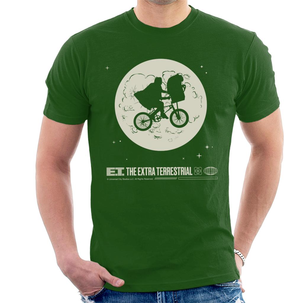 E.T. 1982 Space Explorer Bike Flyin' High Men's T-Shirt-ALL + EVERY