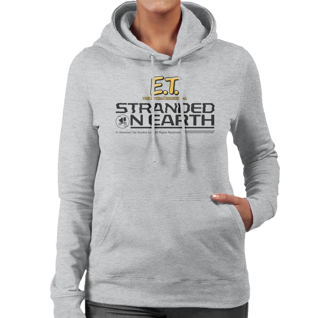 E.T. Stranded On Earth Women's Hooded Sweatshirt-ALL + EVERY