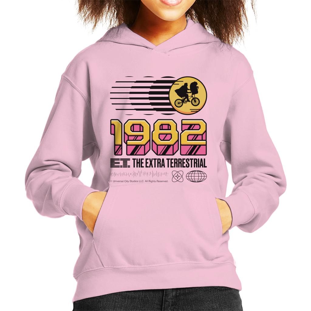 E.T. 1982 The Extra Terrestrial Kid's Hooded Sweatshirt-ALL + EVERY