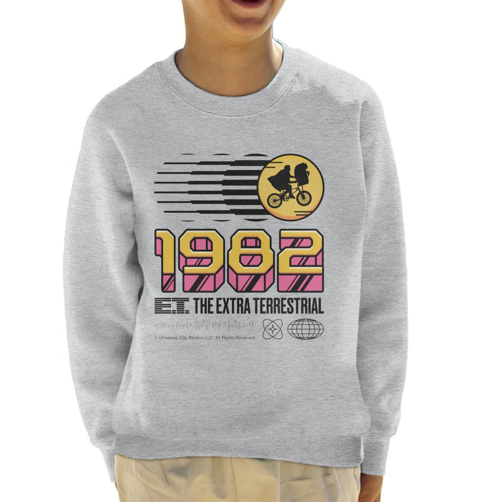 E.T. 1982 The Extra Terrestrial Kid's Sweatshirt-ALL + EVERY