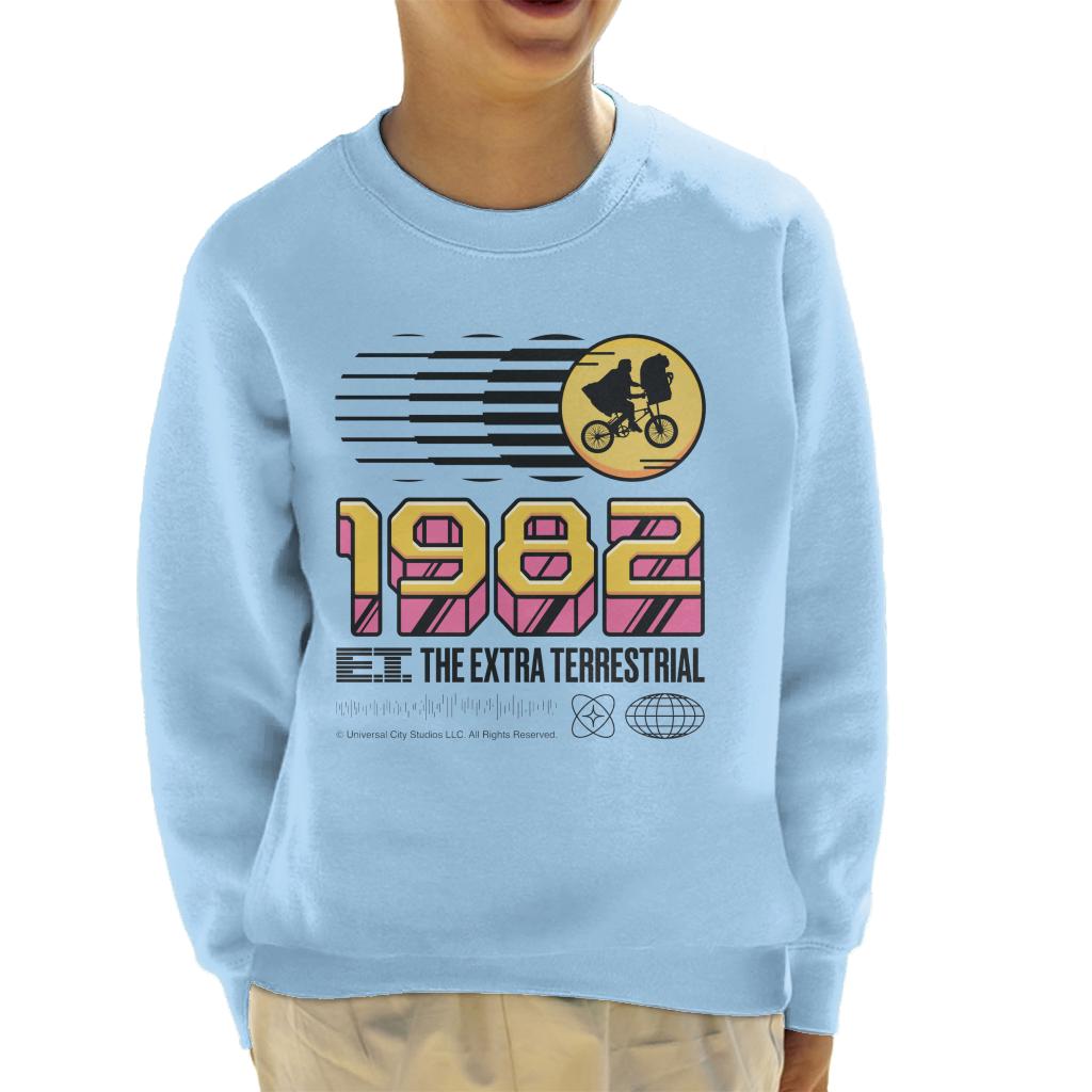 E.T. 1982 The Extra Terrestrial Kid's Sweatshirt-ALL + EVERY