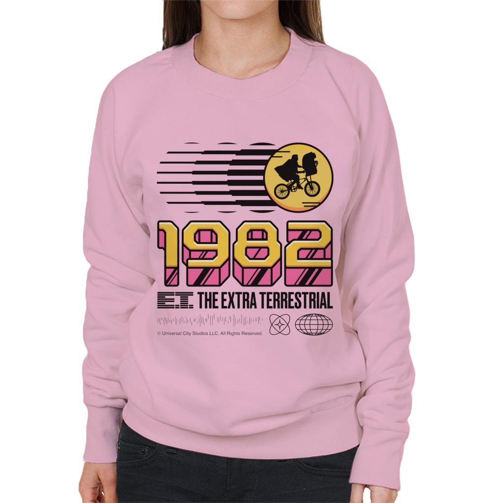 E.T. 1982 The Extra Terrestrial Women's Sweatshirt-ALL + EVERY