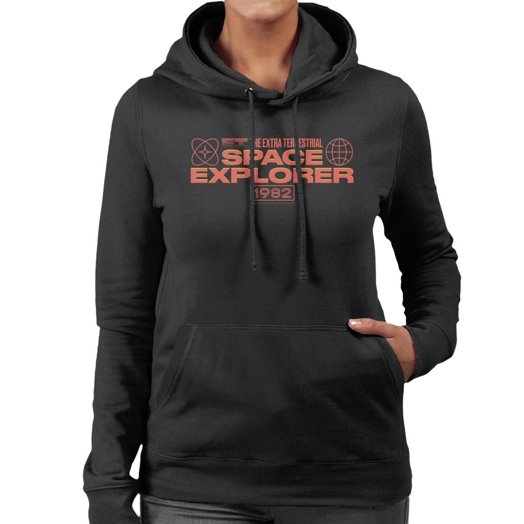 E.T. The Extra Terrestrial Space Explorer Women's Hooded Sweatshirt-ALL + EVERY