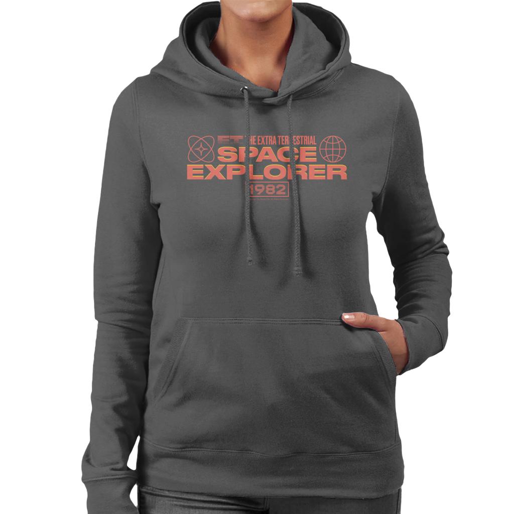 E.T. The Extra Terrestrial Space Explorer Women's Hooded Sweatshirt-ALL + EVERY