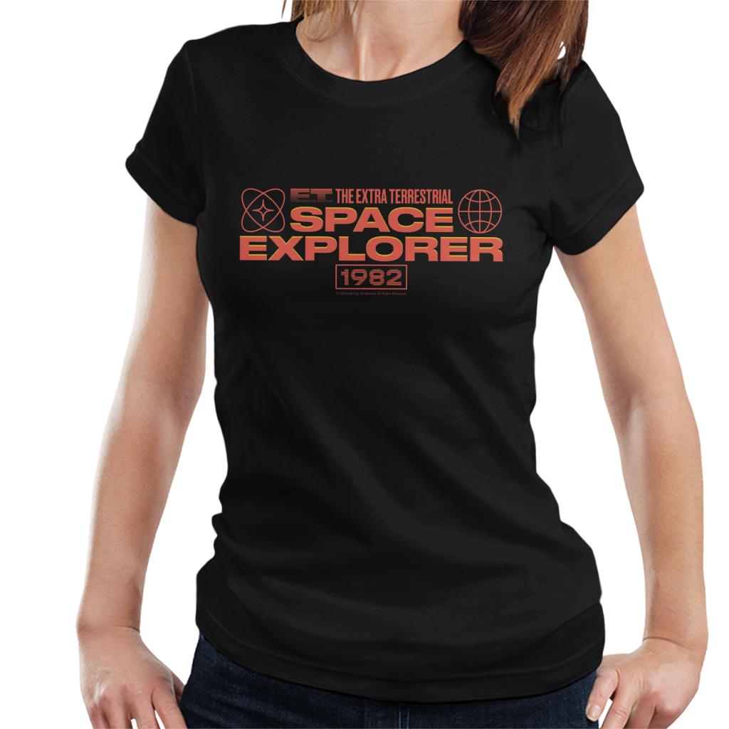 E.T. The Extra Terrestrial Space Explorer Women's T-Shirt-ALL + EVERY