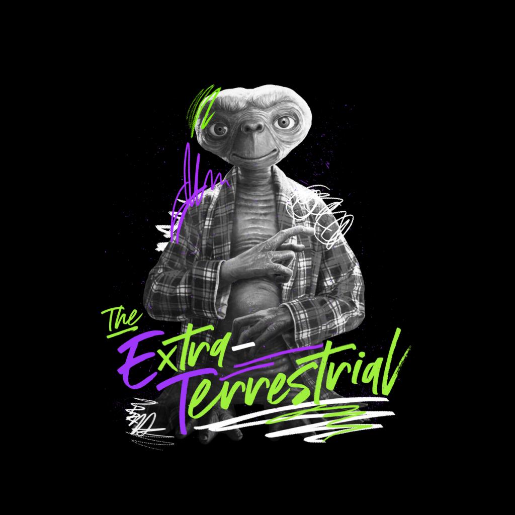 E.T. The Extra Terrestrial Retro Signature Men's T-Shirt-ALL + EVERY