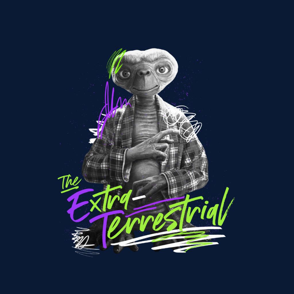 E.T. The Extra Terrestrial Retro Signature Women's Hooded Sweatshirt-ALL + EVERY