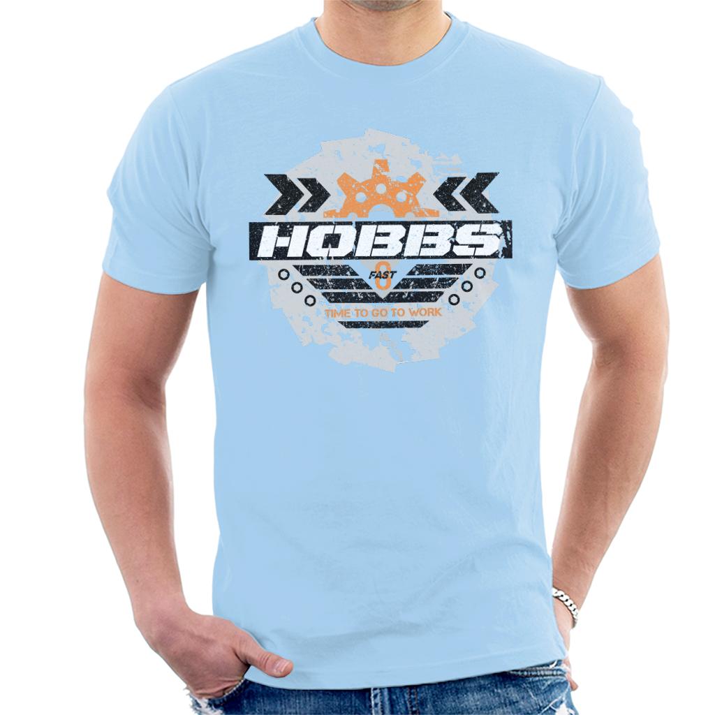 Fast and Furious Hobbs Time To Go To Work Men's T-Shirt-ALL + EVERY