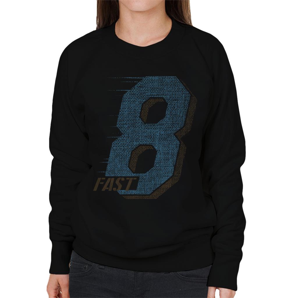 Fast and Furious Fast 8 Large Icon Women's Sweatshirt-ALL + EVERY