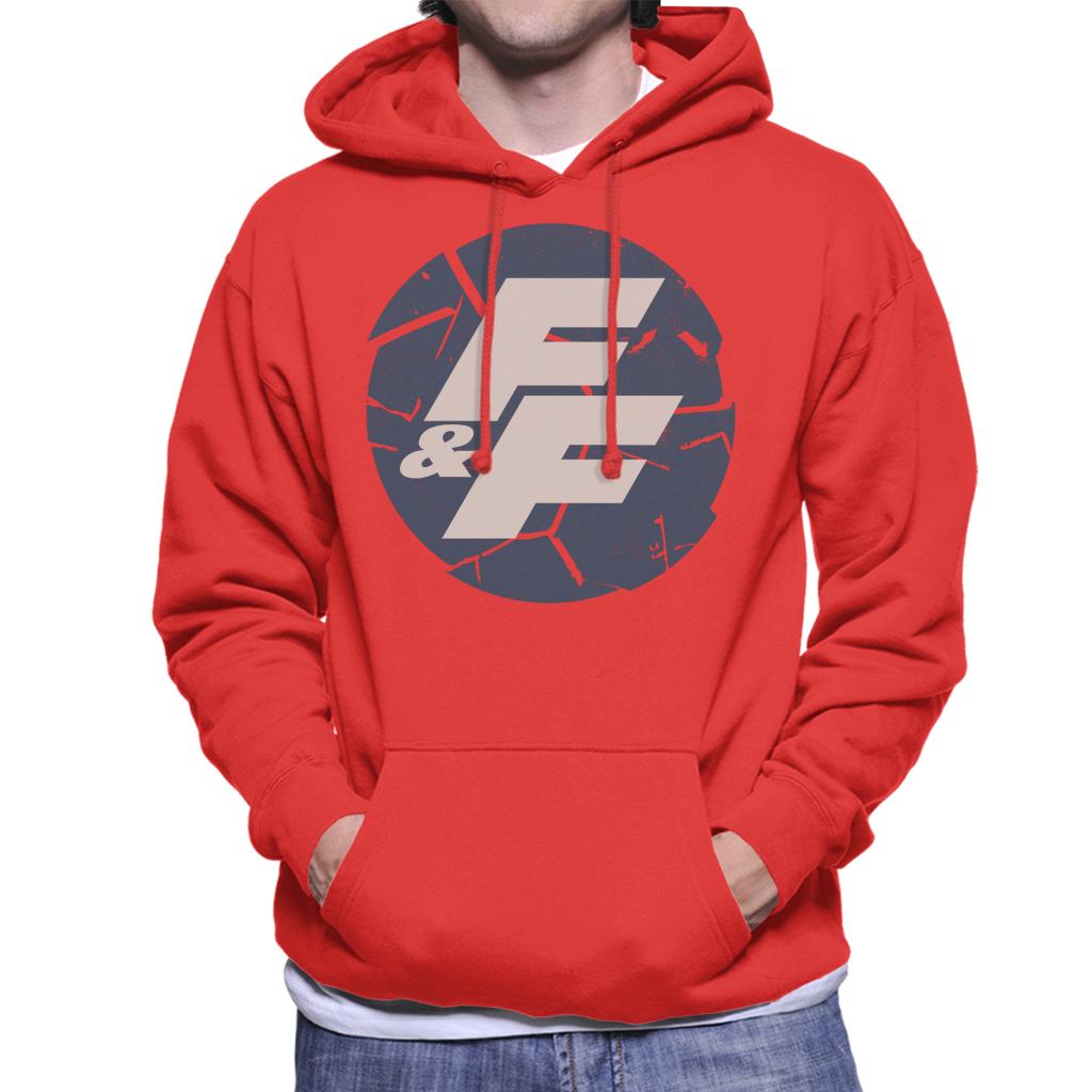 Fast and Furious Shattered Logo Men's Hooded Sweatshirt-ALL + EVERY