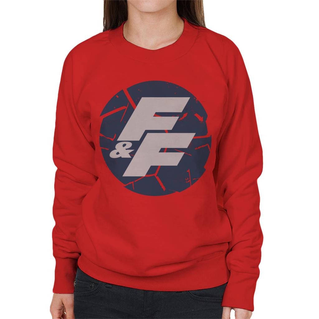 Fast and Furious Shattered Logo Women's Sweatshirt-ALL + EVERY