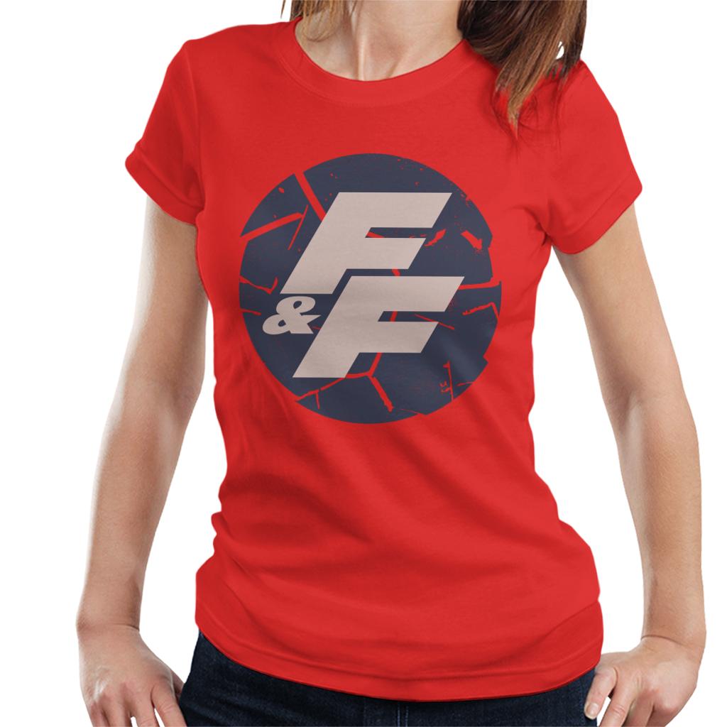 Fast and Furious Shattered Logo Women's T-Shirt-ALL + EVERY