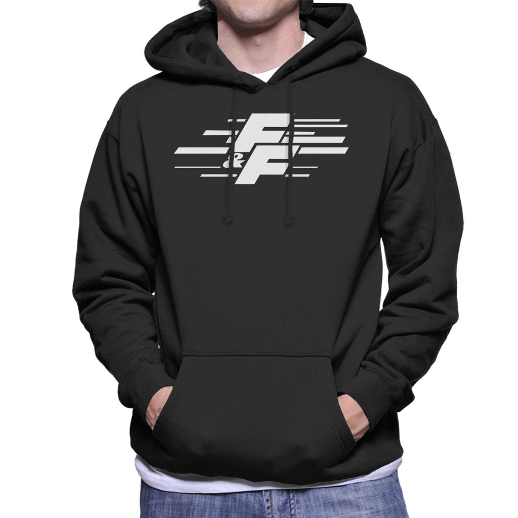 Fast and Furious Light Logo Men's Hooded Sweatshirt-ALL + EVERY