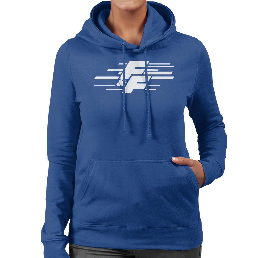 Fast and Furious Light Logo Women's Hooded Sweatshirt-ALL + EVERY