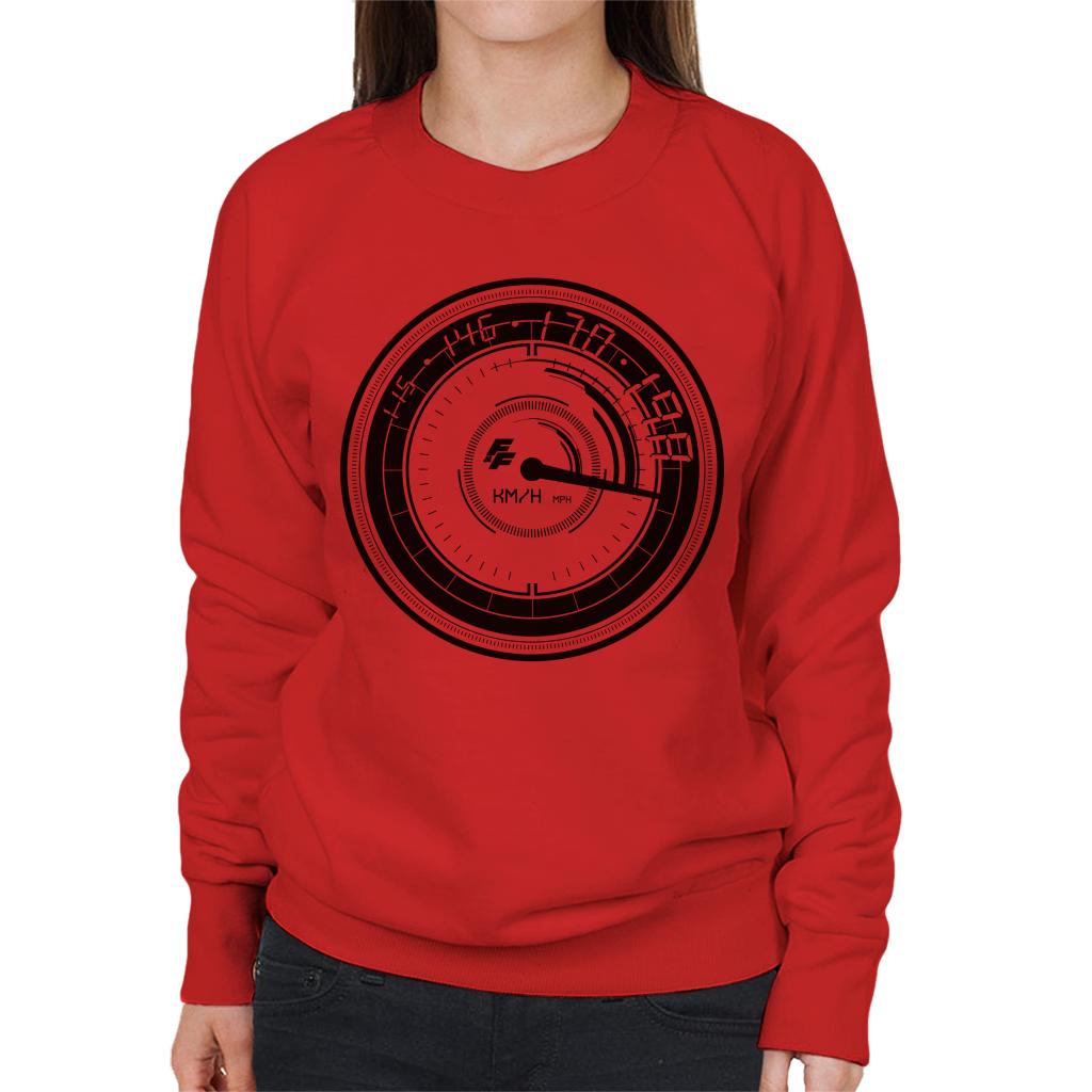 Fast and Furious Speedometer Women's Sweatshirt-ALL + EVERY