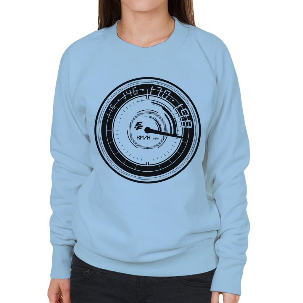 Fast and Furious Speedometer Women's Sweatshirt-ALL + EVERY