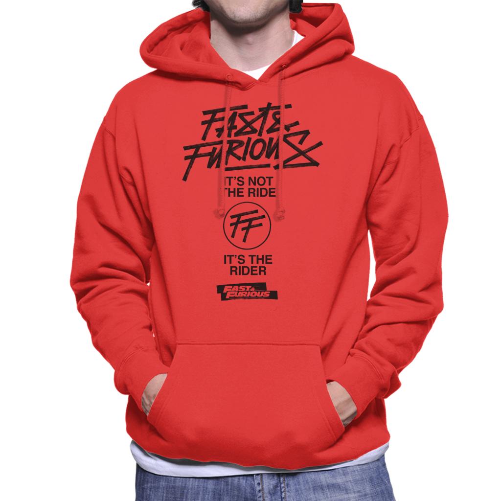 Fast and Furious Its Not The Ride Its The Rider Men's Hooded Sweatshirt-ALL + EVERY