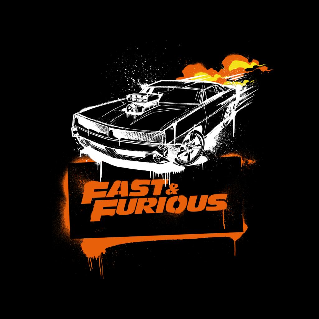 Fast and Furious Dodge Charger Flame Men's T-Shirt-ALL + EVERY