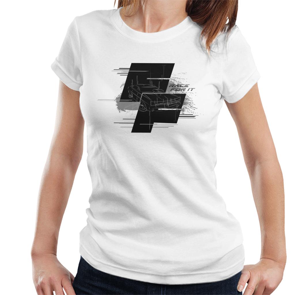 Fast and Furious Dodge Charger Race For It Montage Women's T-Shirt-ALL + EVERY