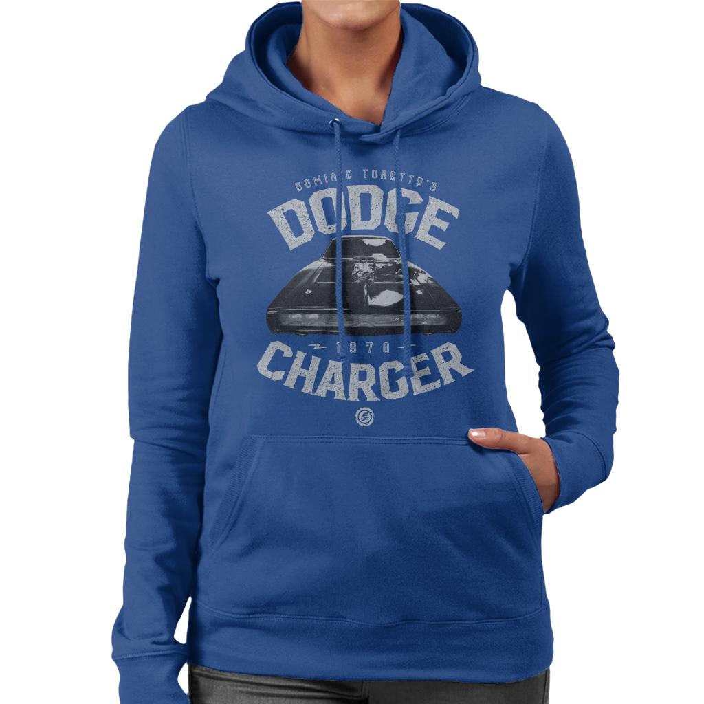 The Fast and The Furious Dodge Charger Women's Hooded Sweatshirt-ALL + EVERY