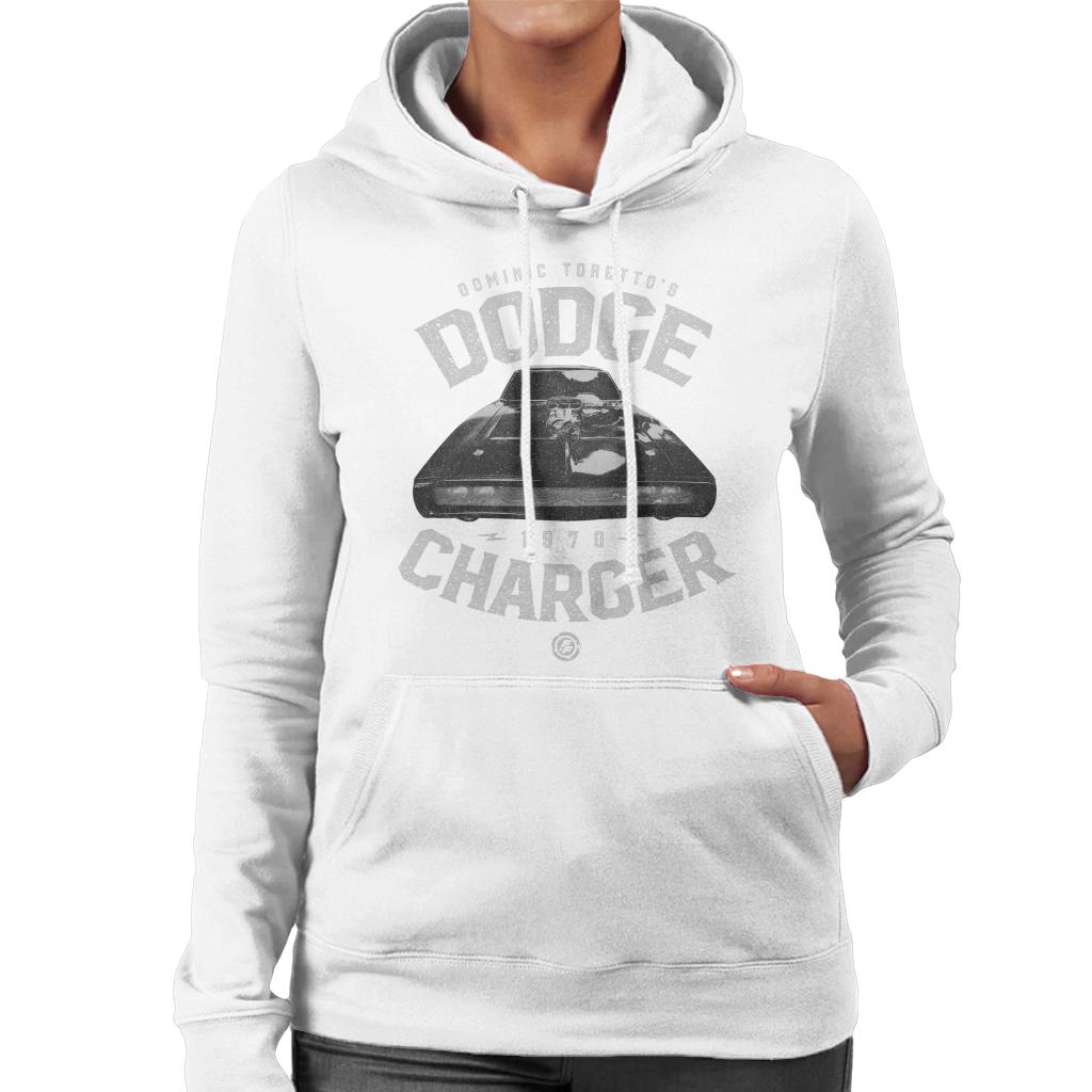 The Fast and The Furious Dodge Charger Women's Hooded Sweatshirt-ALL + EVERY