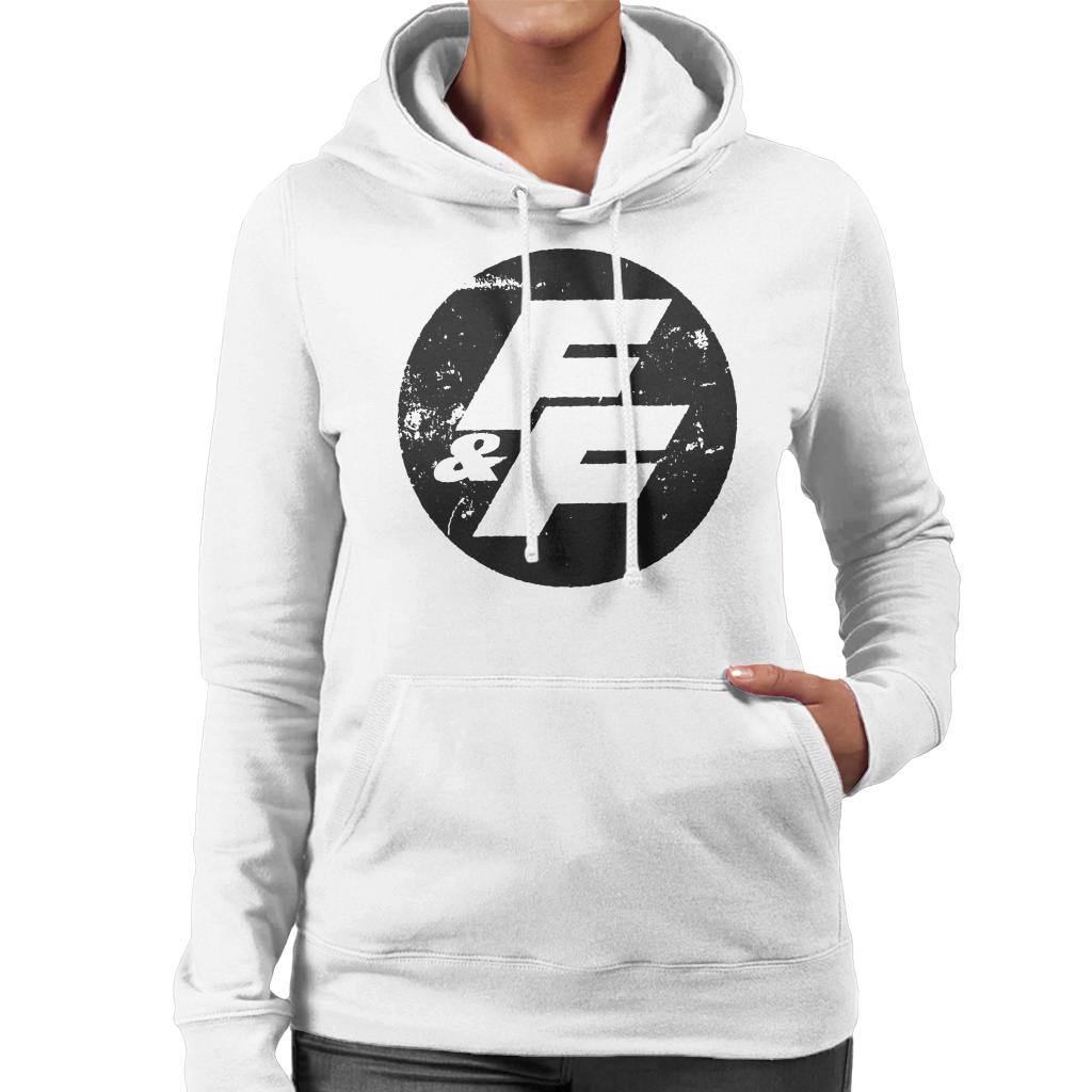 Fast and Furious FF Vintage Logo Women's Hooded Sweatshirt-ALL + EVERY