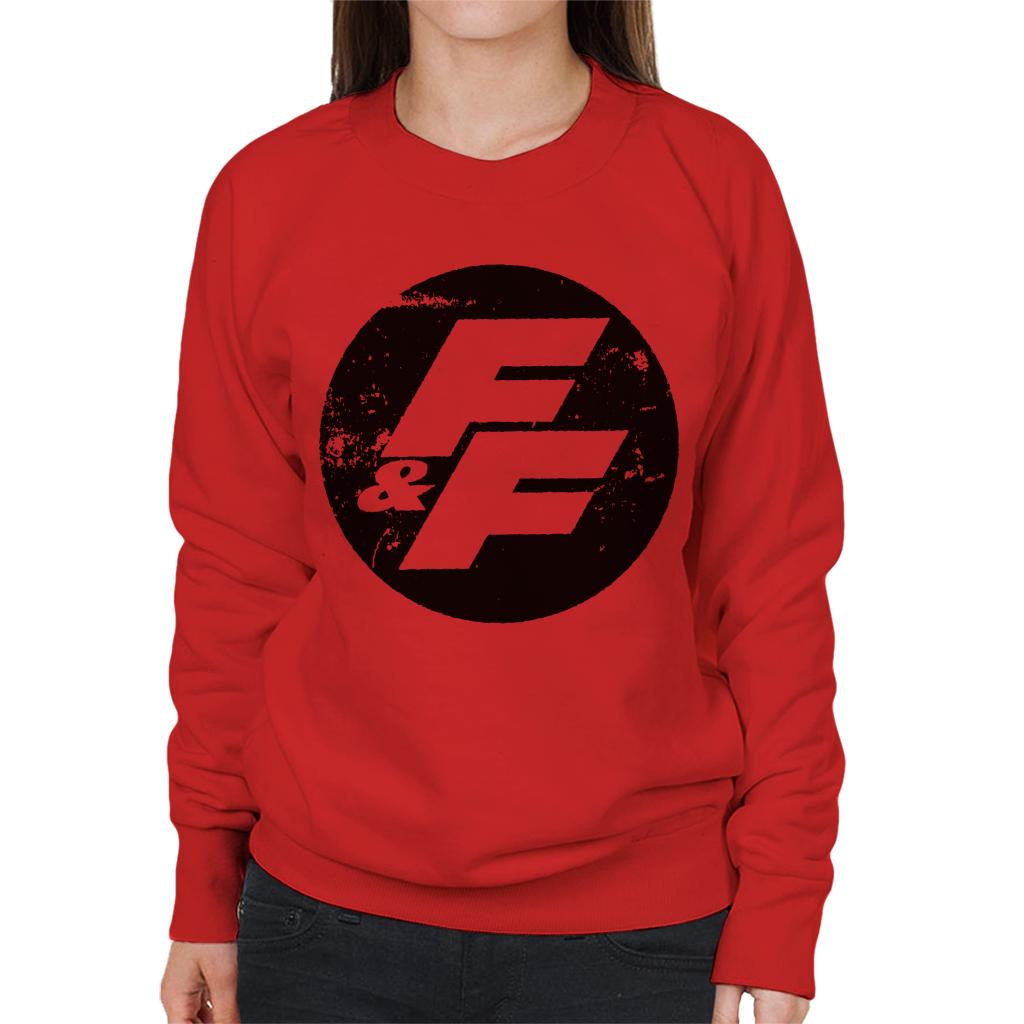 Fast and Furious FF Vintage Logo Women's Sweatshirt-ALL + EVERY