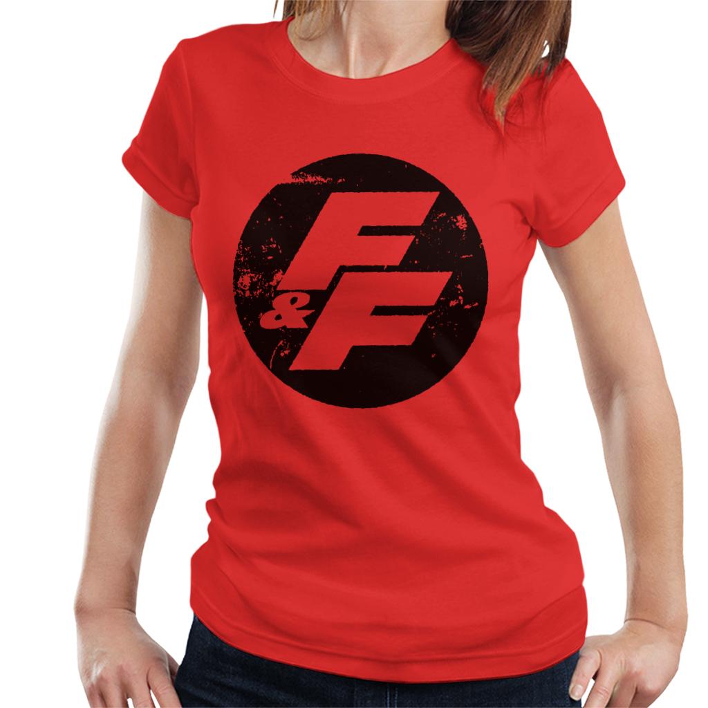 Fast and Furious FF Vintage Logo Women's T-Shirt-ALL + EVERY