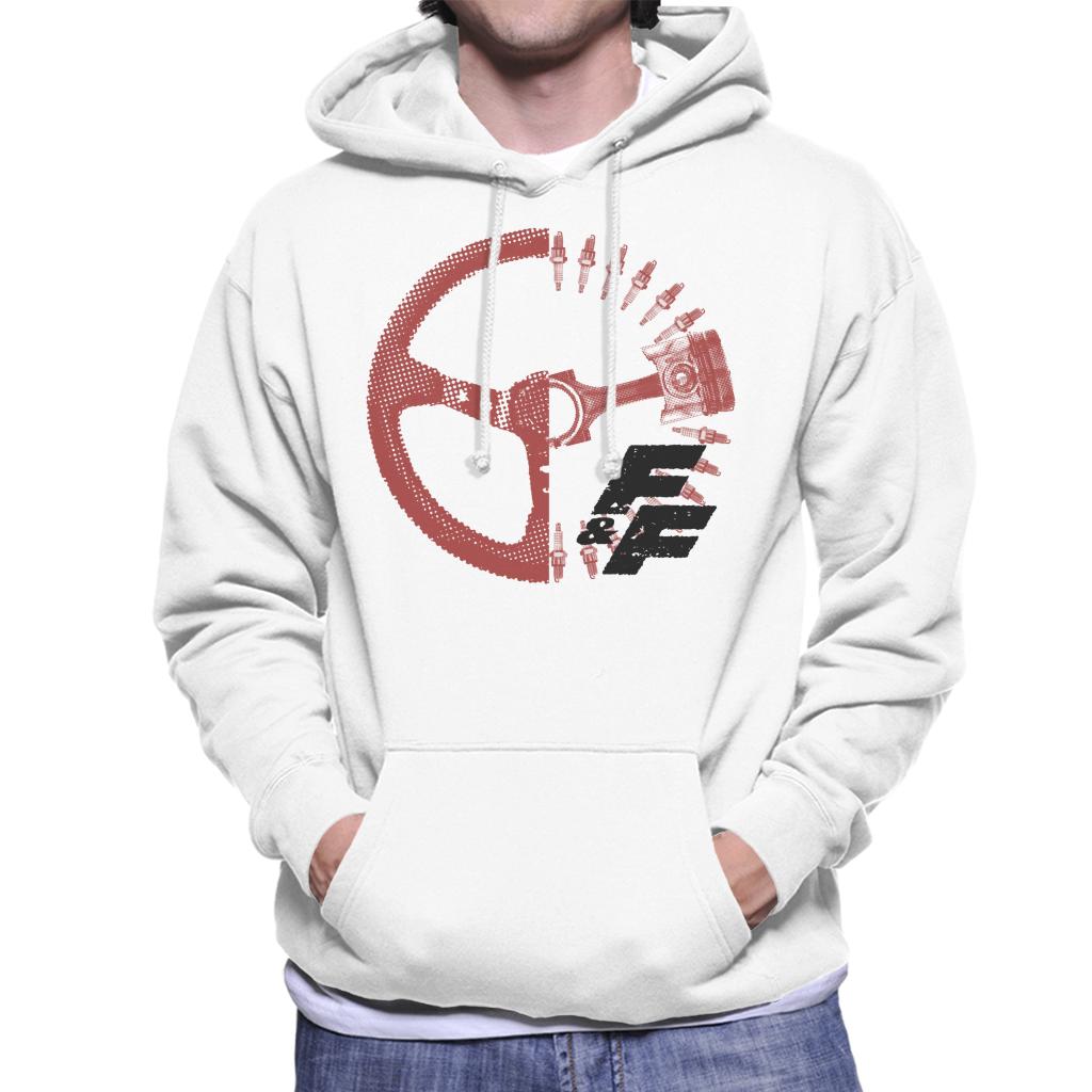 Fast and Furious Driving Wheel X Ray Men's Hooded Sweatshirt-ALL + EVERY