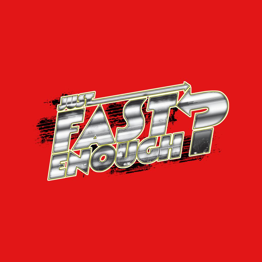 Fast and Furious Just Fast Enough Chrome Text Women's T-Shirt-ALL + EVERY