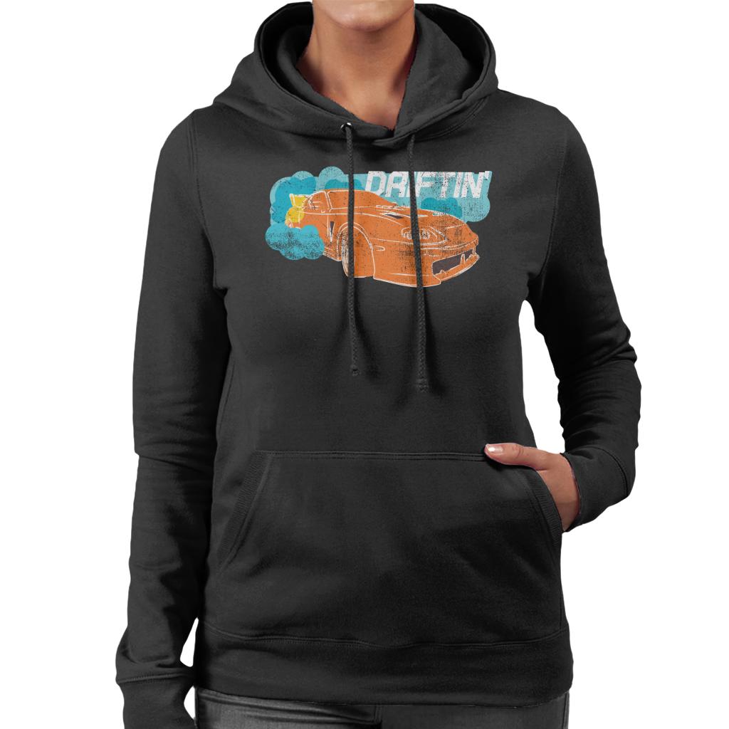 Fast and Furious Driftin Women's Hooded Sweatshirt-ALL + EVERY