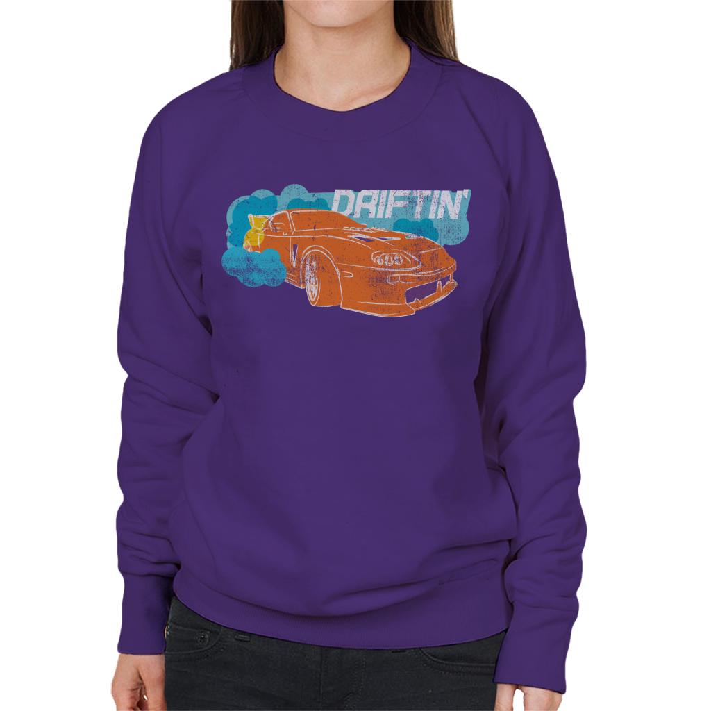 Fast and Furious Driftin Women's Sweatshirt-ALL + EVERY