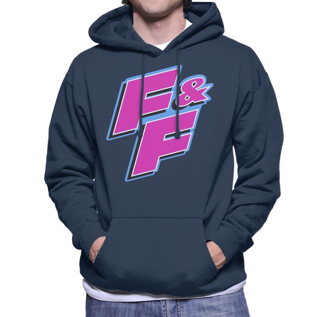 Fast and Furious FF Pink Logo Men's Hooded Sweatshirt-ALL + EVERY