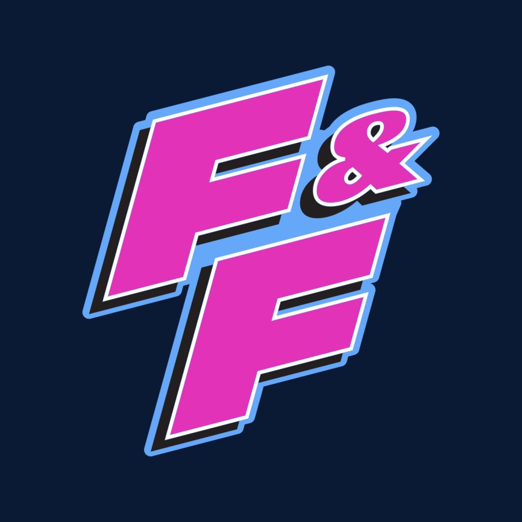 Fast and Furious FF Pink Logo Men's Hooded Sweatshirt-ALL + EVERY