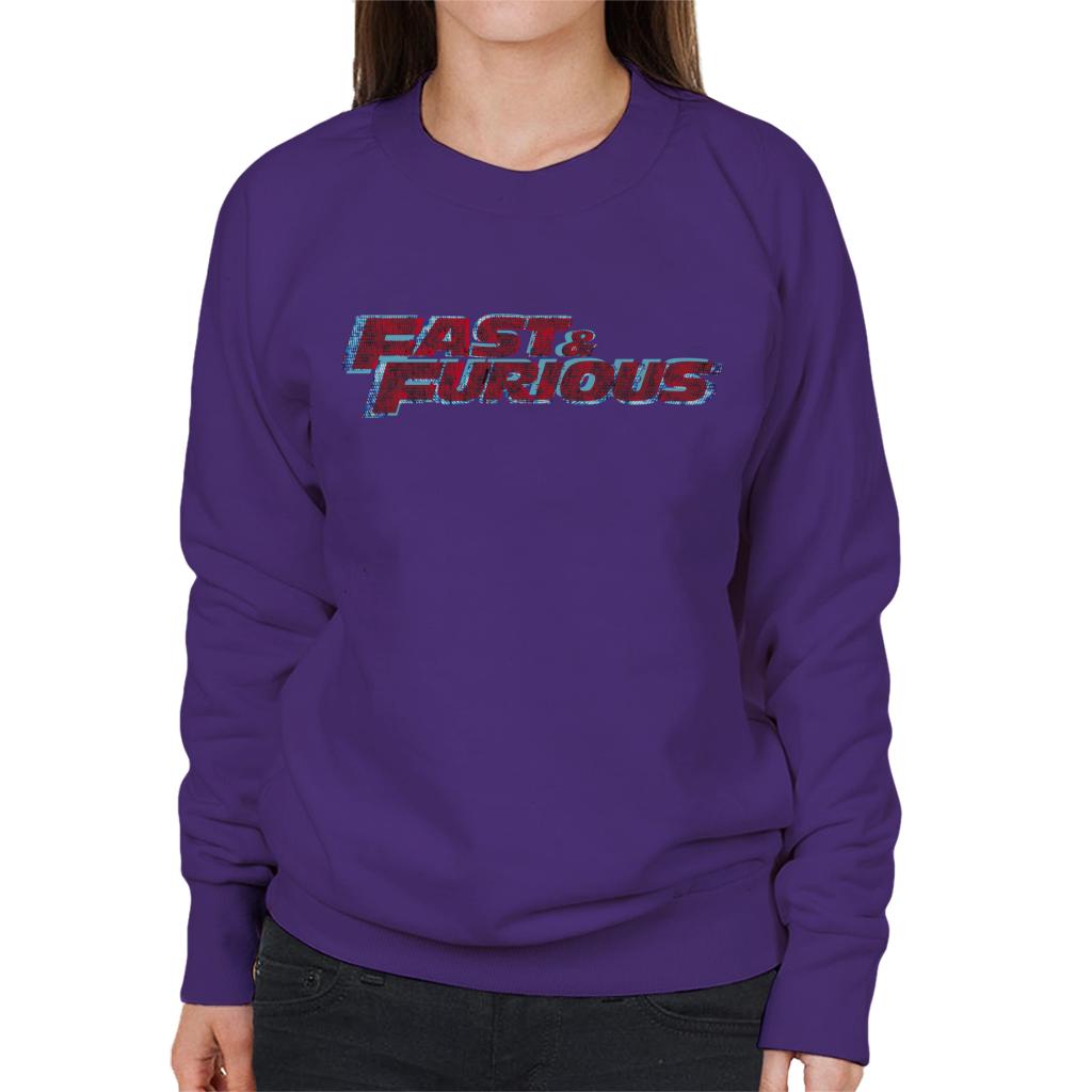 Fast and Furious Red Logo Women's Sweatshirt-ALL + EVERY