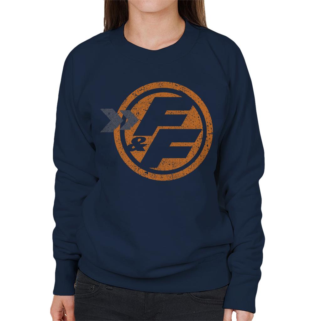 Fast and Furious Orange FF Icon Women's Sweatshirt-ALL + EVERY