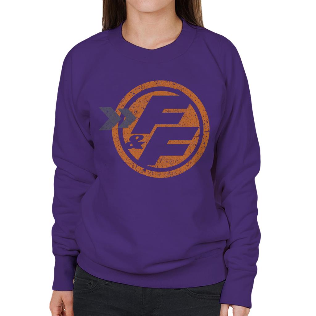 Fast and Furious Orange FF Icon Women's Sweatshirt-ALL + EVERY