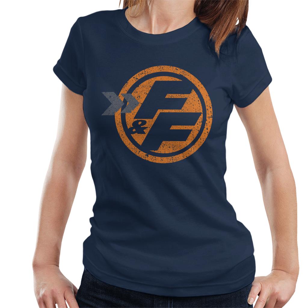 Fast and Furious Orange FF Icon Women's T-Shirt-ALL + EVERY