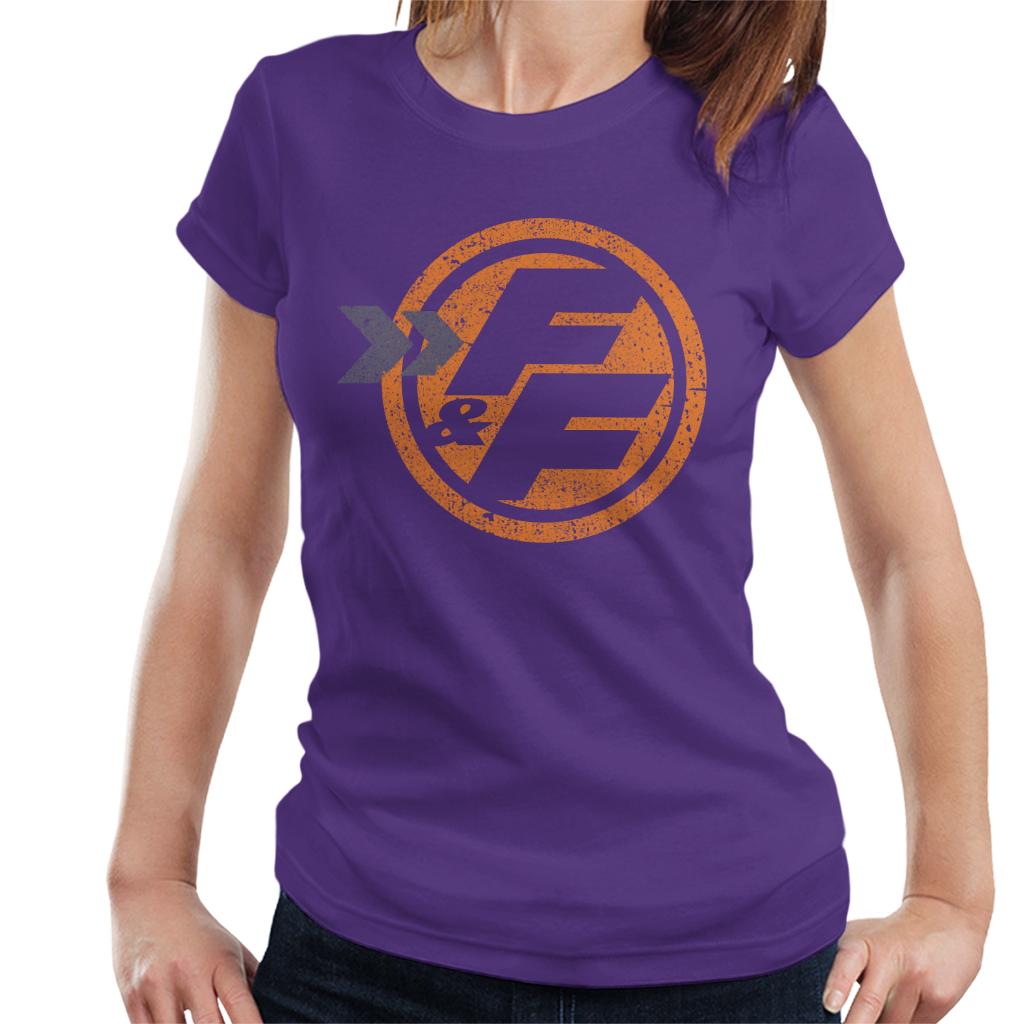 Fast and Furious Orange FF Icon Women's T-Shirt-ALL + EVERY