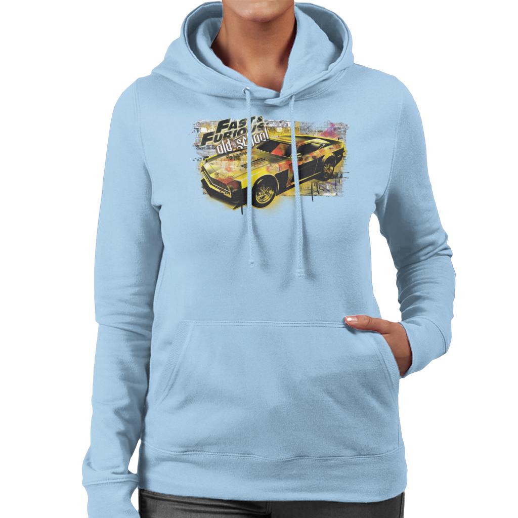 Fast and Furious Old School Women's Hooded Sweatshirt-ALL + EVERY