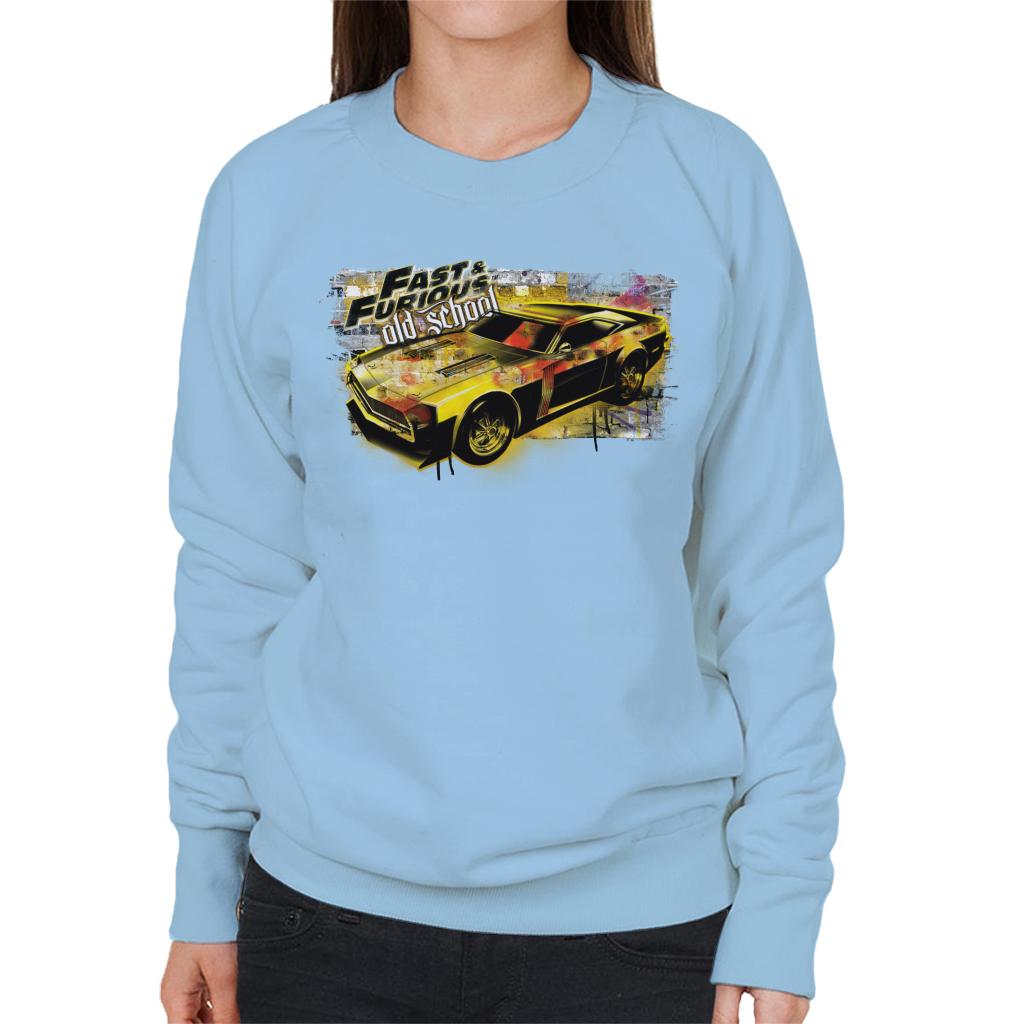 Fast and Furious Old School Women's Sweatshirt-ALL + EVERY