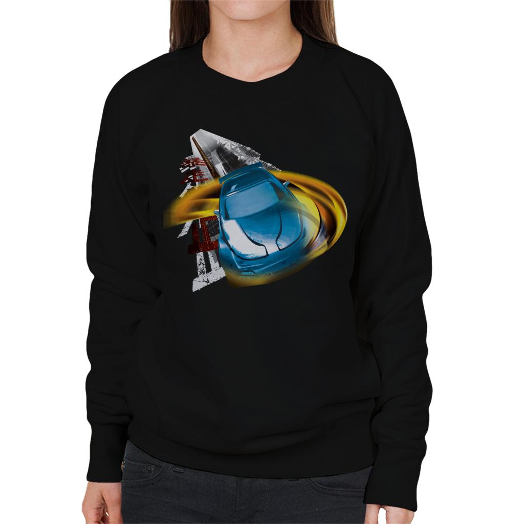 Fast and Furious Tokyo Drift Headlight Blur Women's Sweatshirt-ALL + EVERY