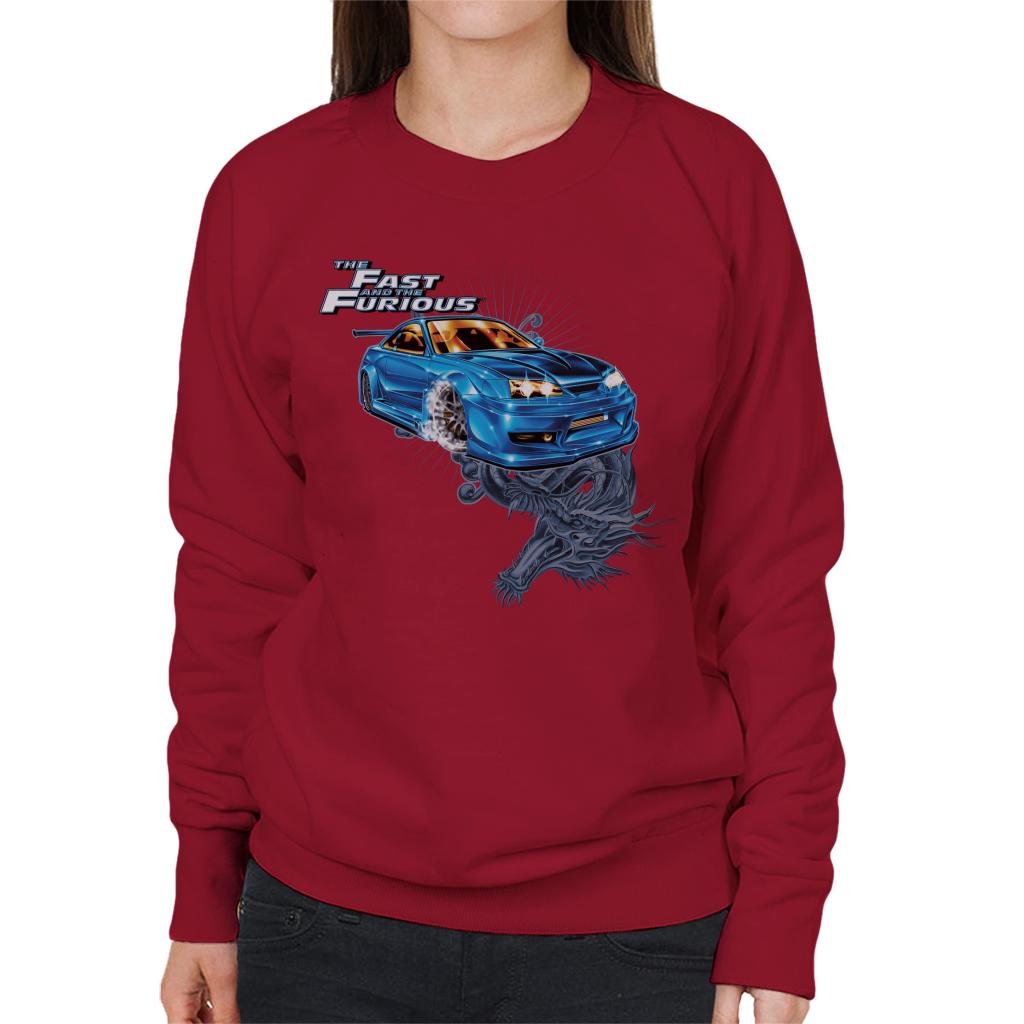 Fast and Furious Tokyo Drift Dragon Women's Sweatshirt-ALL + EVERY