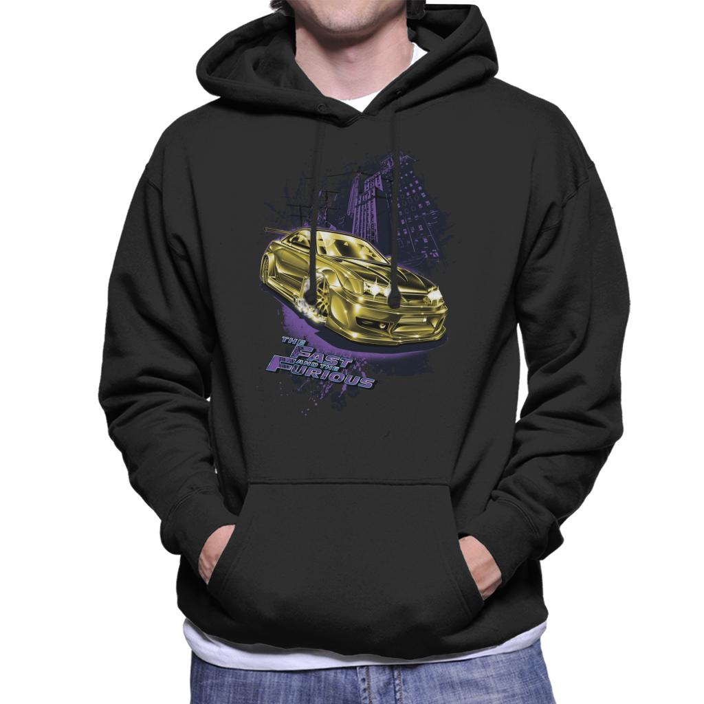 Fast and Furious Tokyo Drift Golden Car Men's Hooded Sweatshirt-ALL + EVERY