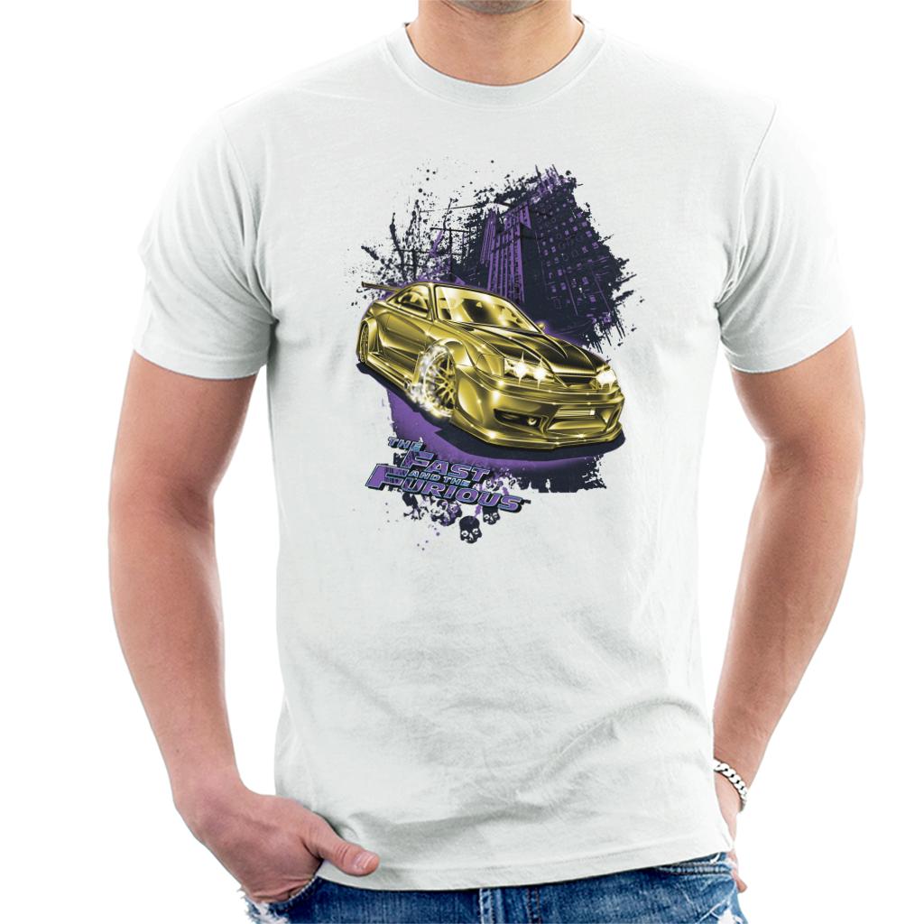 Fast and Furious Tokyo Drift Golden Car Men's T-Shirt-ALL + EVERY