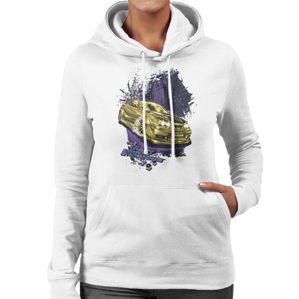 Fast and Furious Tokyo Drift Golden Car Women's Hooded Sweatshirt-ALL + EVERY