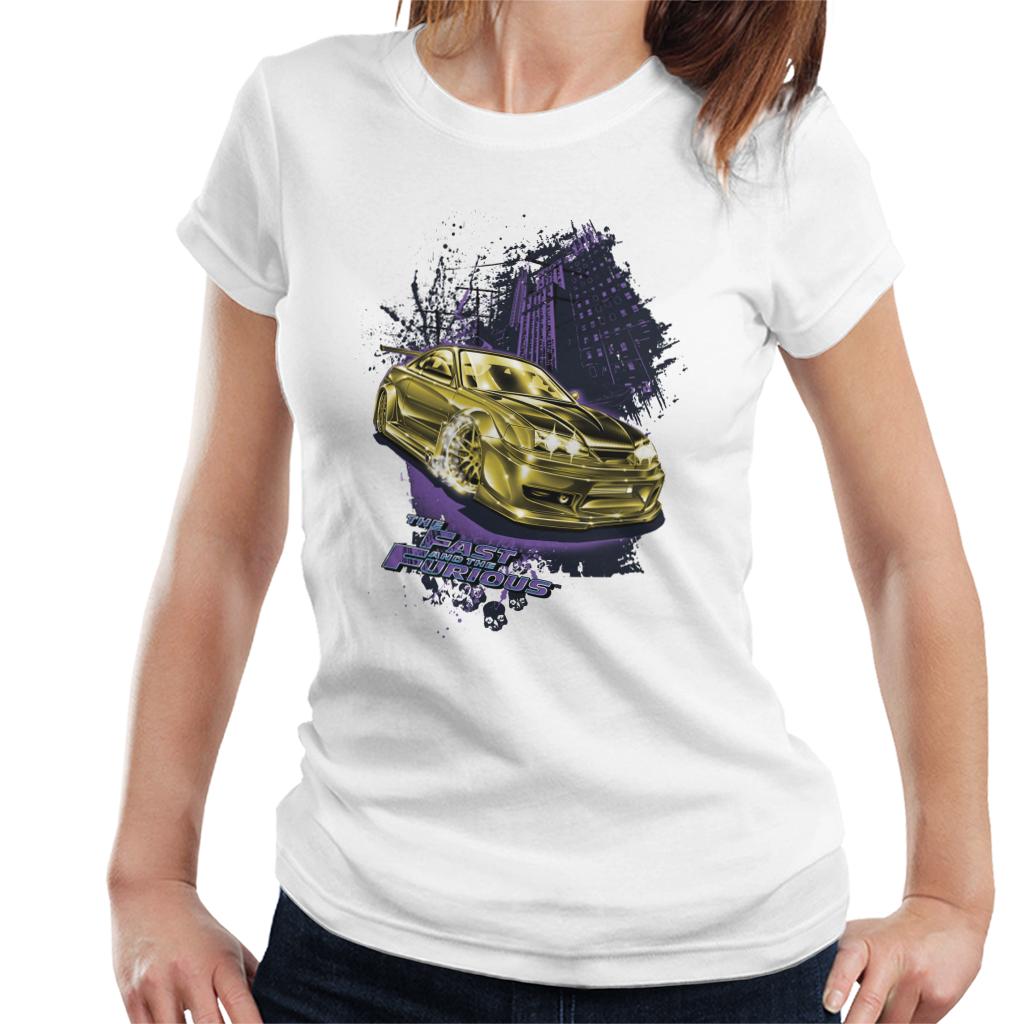 Fast and Furious Tokyo Drift Golden Car Women's T-Shirt-ALL + EVERY