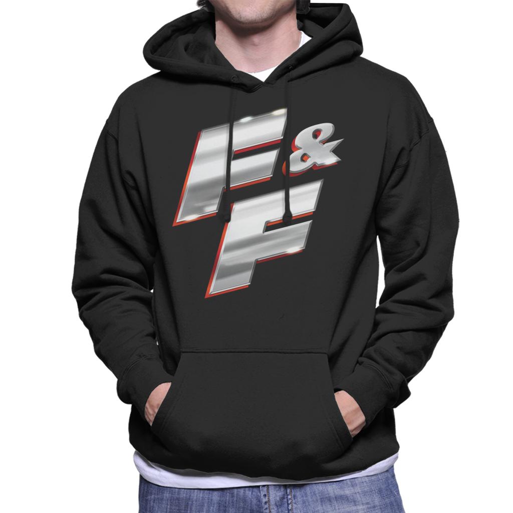 Fast and Furious FF Chrome Logo Men's Hooded Sweatshirt-ALL + EVERY